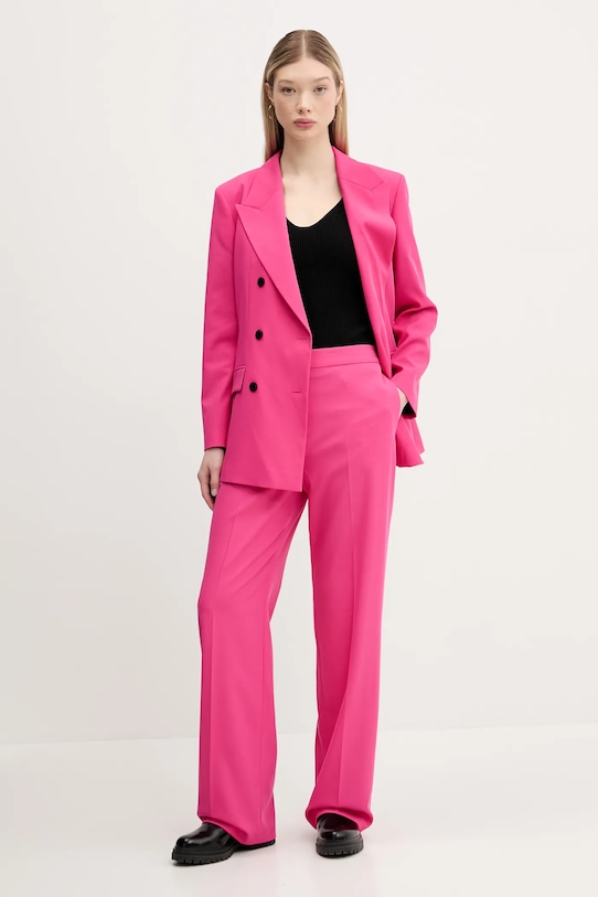 HUGO spodnie 50537611 różowy SS25