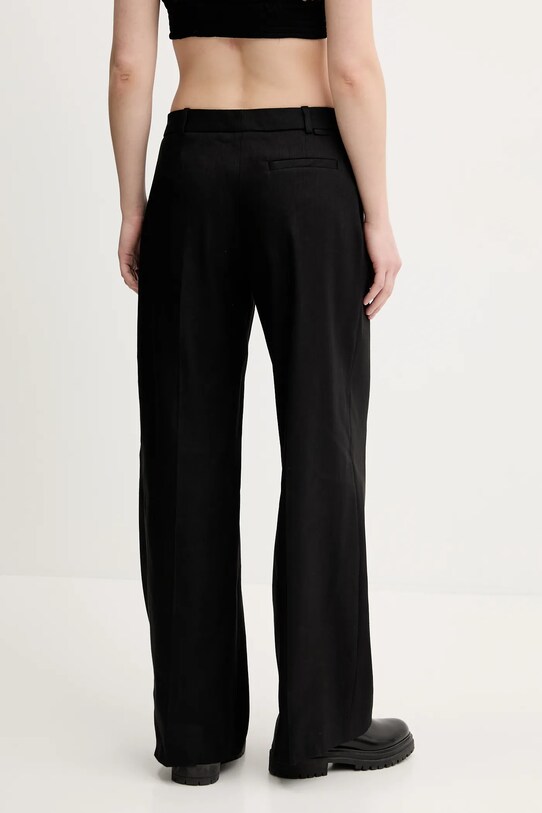 Îmbrăcăminte HUGO pantaloni din in 50537619 negru