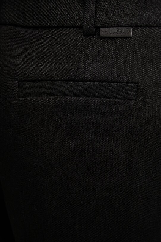 HUGO pantaloni din in negru 50537619