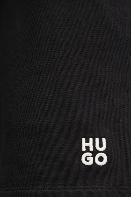 Памучен къс панталон HUGO черен 50536943