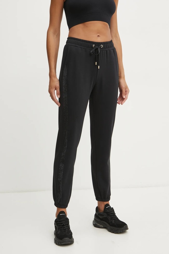 Liu Jo pantaloni della tuta maglia nero TA5051.FS000
