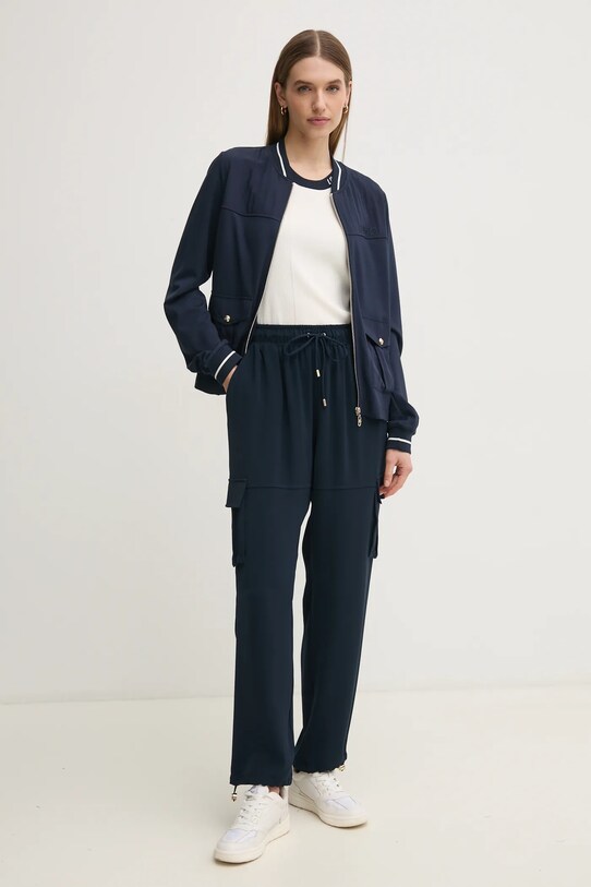 Liu Jo pantaloni TA5102.TS923 bleumarin SS25