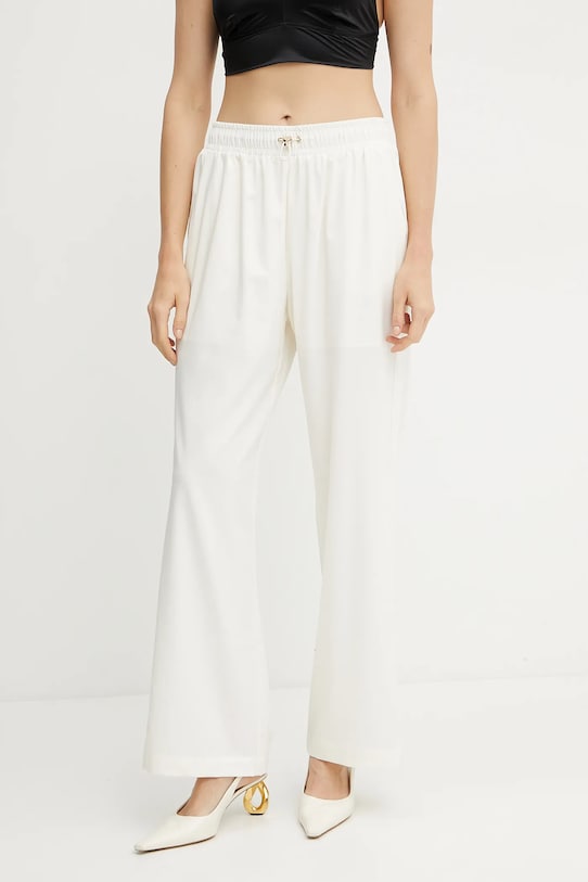 Liu Jo spodnie z elastanem beżowy TA5204.TS922