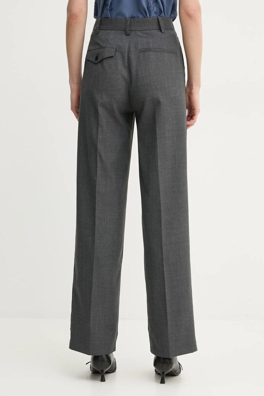 Îmbrăcăminte ZADIG&VOLTAIRE pantaloni din lână WWPA01845.30 gri