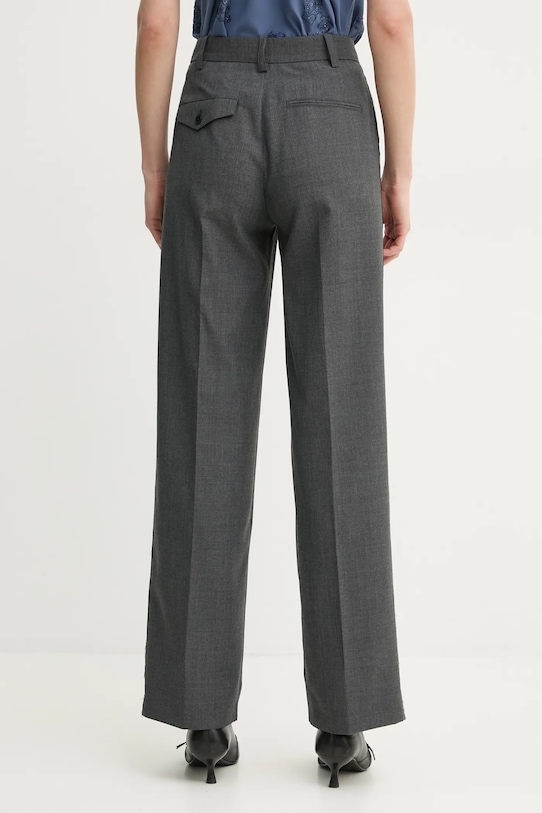 Odzież ZADIG&VOLTAIRE spodnie z domieszką wełny WWPA01845.30 szary