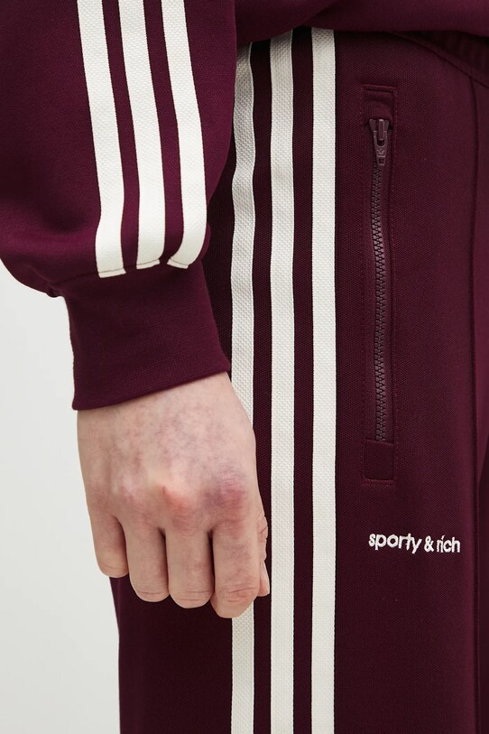 adidas Originals pantaloni della tuta x Sporty & Rich Sweatshirt JN5324 granata