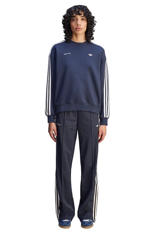 Tepláky adidas Originals Sporty & Rich Trackpant JN5332 námořnická modř