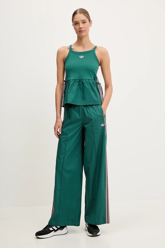 Штани adidas Originals Wideleg Pant KC0677 бірюзовий SS25