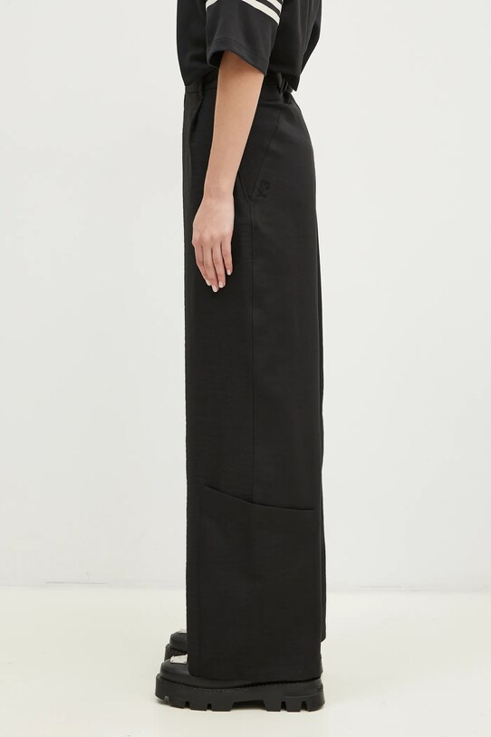 Hlače Y-3 Sport Uniform Wide Leg Pants JD1759 crna SS25