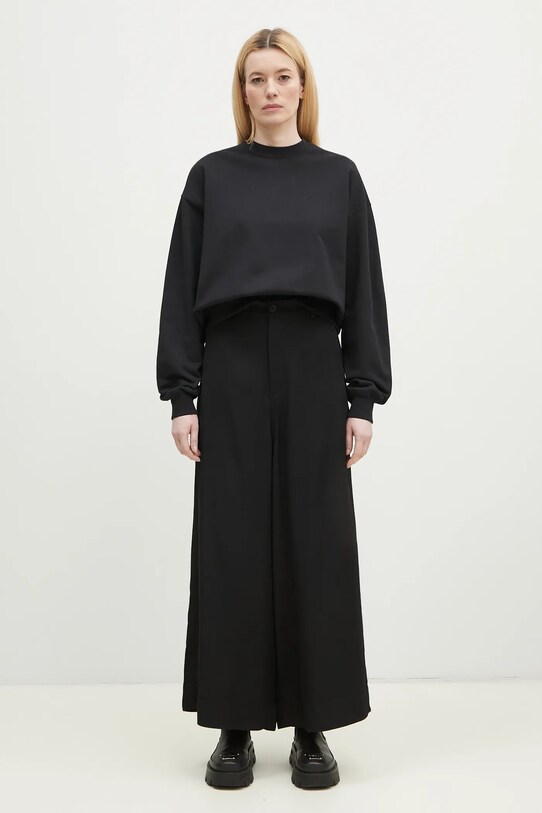 Kalhoty Y-3 Rayon Twill Wide Pants JD1763 černá