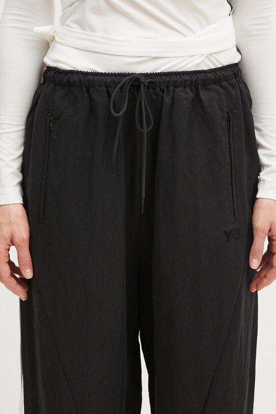Y-3 trousers Washed Twill Pant black JD3517