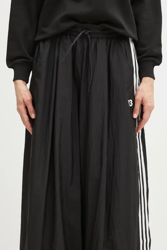 Hlače Y-3 3-Stripes Nylon Pants crna JD5997