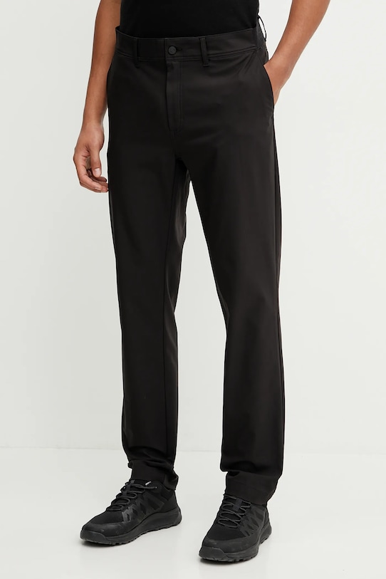 Штани Didriksons DARREN прямий чорний 505087