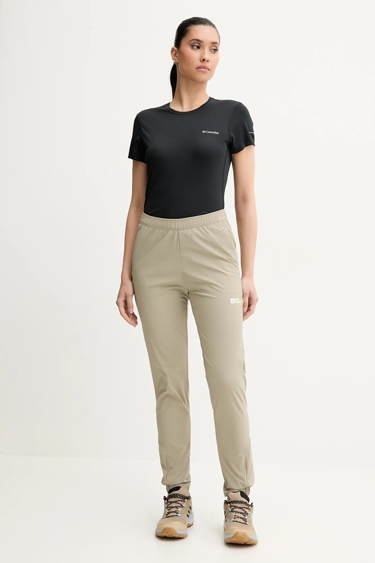 Jack Wolfskin pantaloni de exterior Prelight Swift A63780 bej SS25