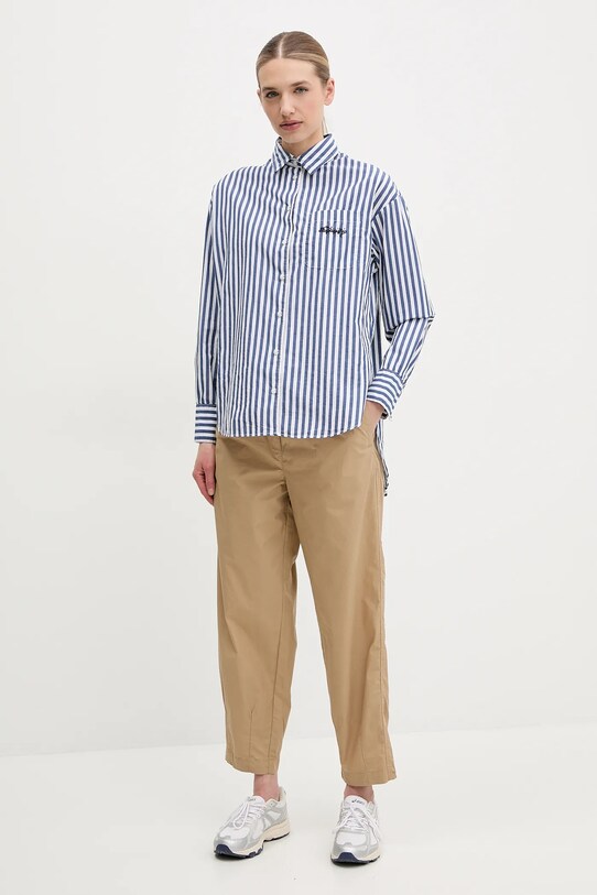 Napapijri pantaloni de bumbac M-Cisa NP0A4IFVN1Q1 bej SS25