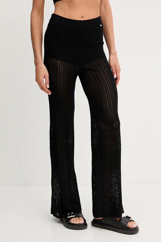 Штани BOSS Orange з еластаном чорний 50535496