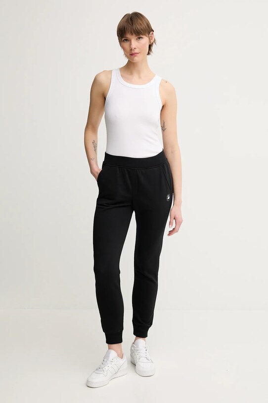 United Colors of Benetton pantaloni de trening 31NB3F04E negru SS25
