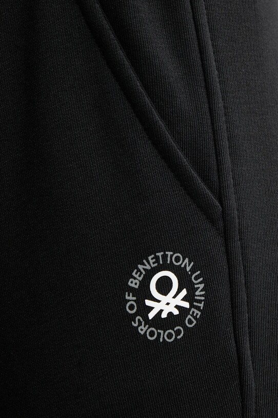 United Colors of Benetton pantaloni de trening negru 31NB3F04E