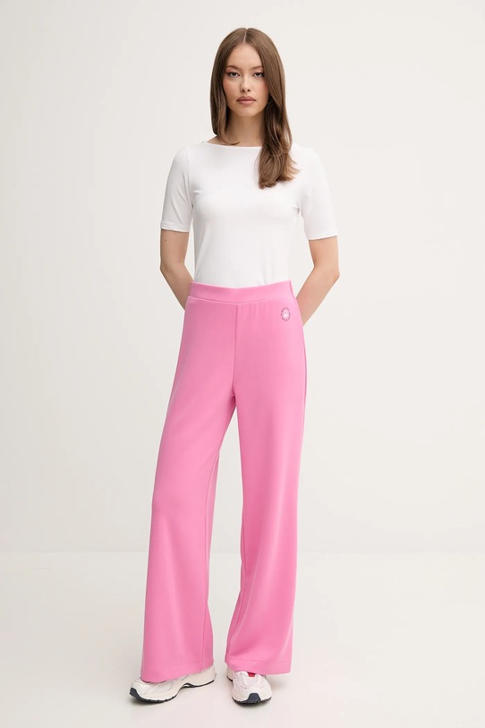 United Colors of Benetton pantaloni de trening 3JLC3F04C roz SS25