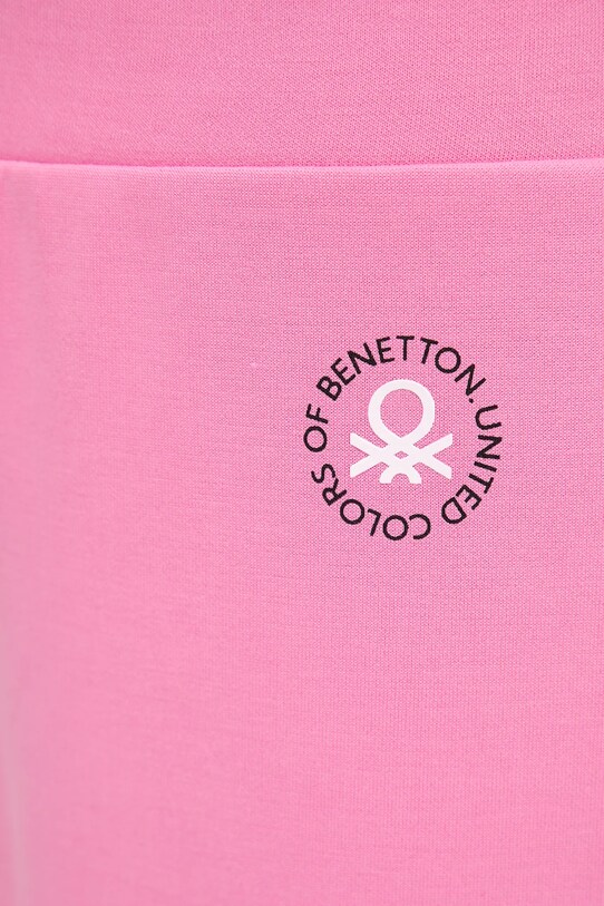 United Colors of Benetton pantaloni de trening roz 3JLC3F04C