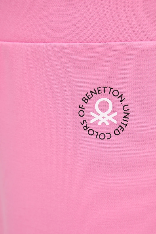 United Colors of Benetton pantaloni de trening roz 3JLC3F04C