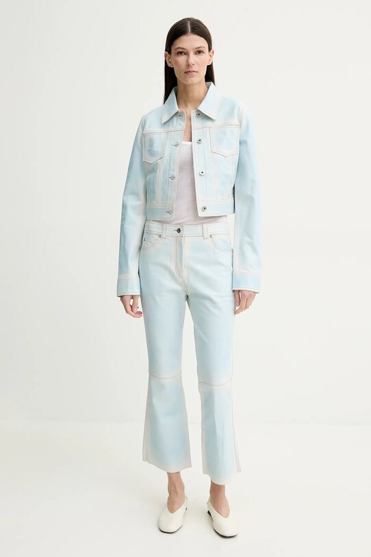 Stand Studio pantaloni de piele Michaela 66447.7860 albastru SS25