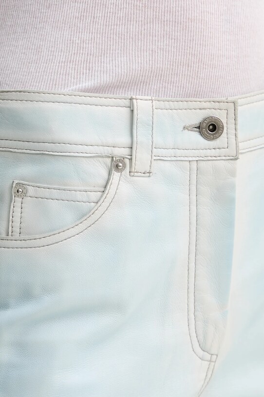 Stand Studio pantaloni in pelle Michaela blu 66447.7860