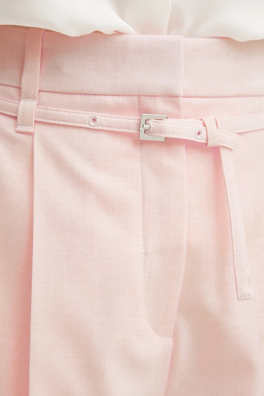 BOSS szorty wełniane 50537395 różowy