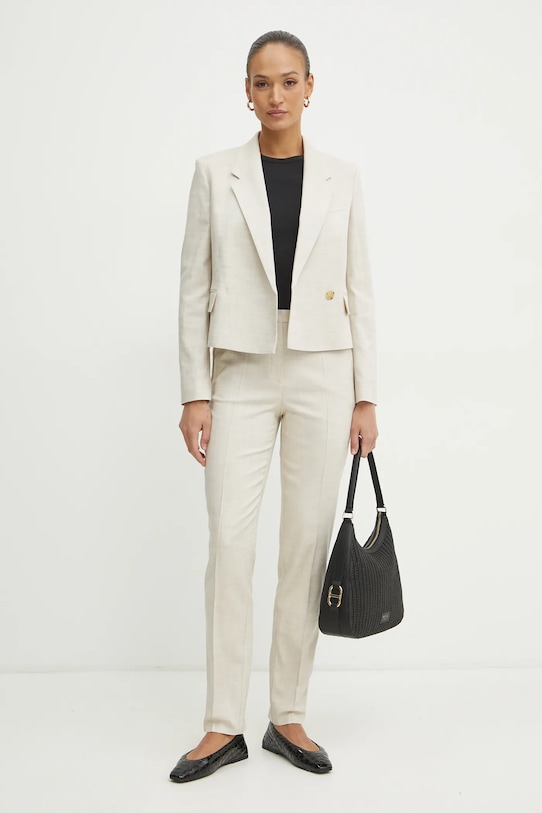 BOSS pantaloni 50537461 bej SS25