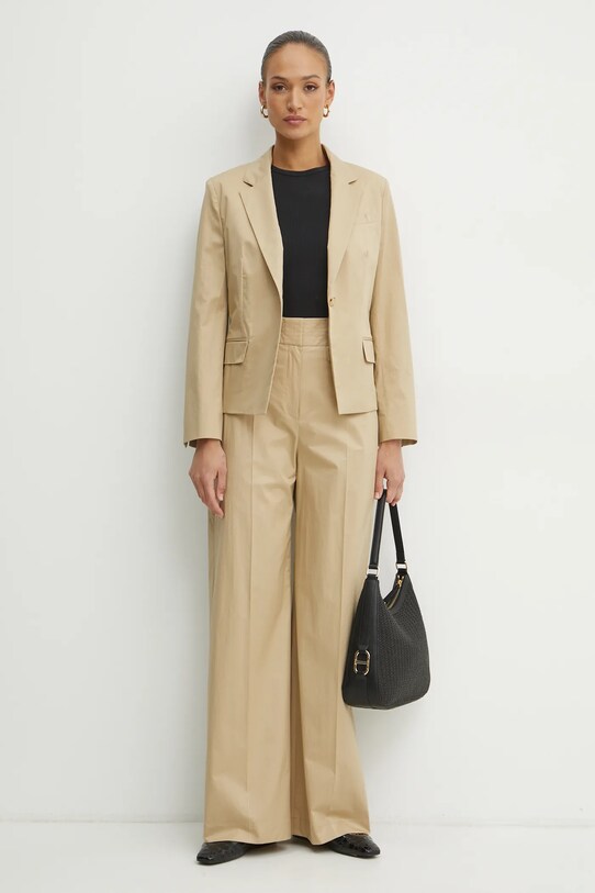 BOSS pantaloni 50537462 bej SS25