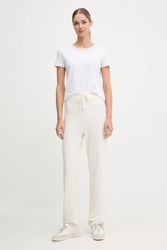 BOSS spodnie lounge 50535771 beżowy AW25