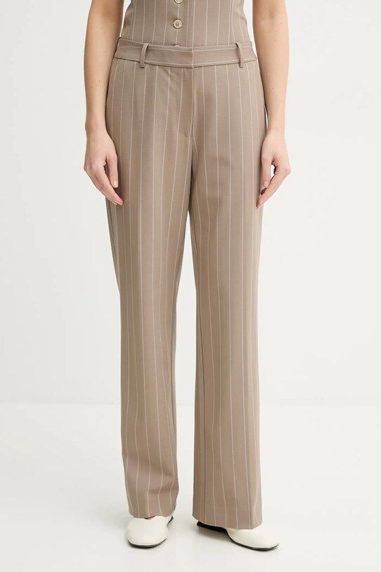 Samsoe Samsoe pantaloni SALARA drept bej F25100183
