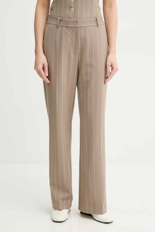 Samsoe Samsoe nadrág SALARA mintás bézs F25100183