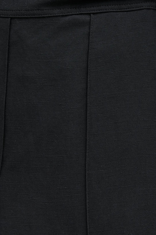 Samsoe Samsoe linen blend trousers SAHANI black F25100013