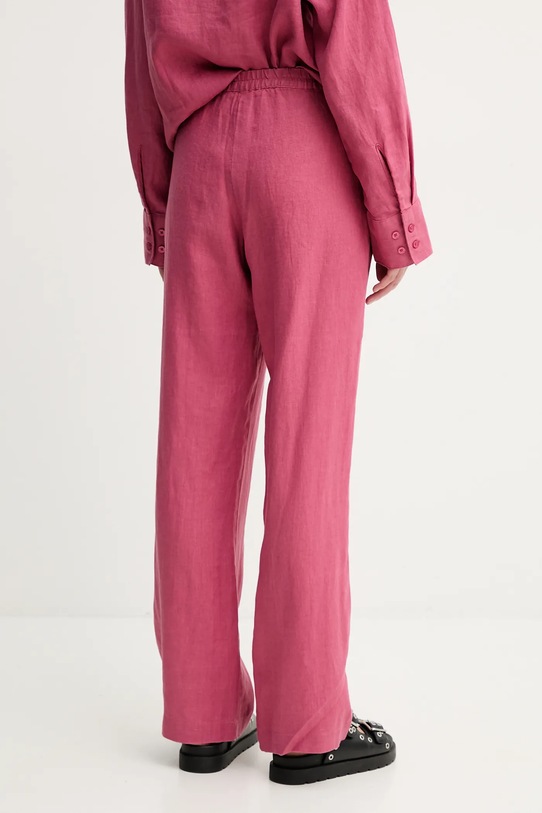 Одяг Льняні штани Samsoe Samsoe SATOVE F25100016 рожевий