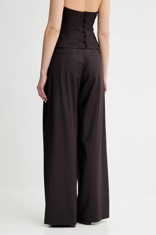 Odzież Remain spodnie z domieszką wełny 502473578 brązowy