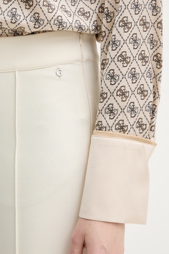 Kalhoty Guess EVELINA béžová W4YB01.KCBO2