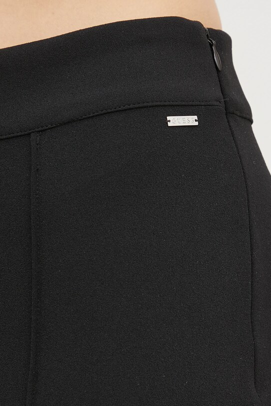 Hlače Guess EVELINA crna W4YB01.KCBO2
