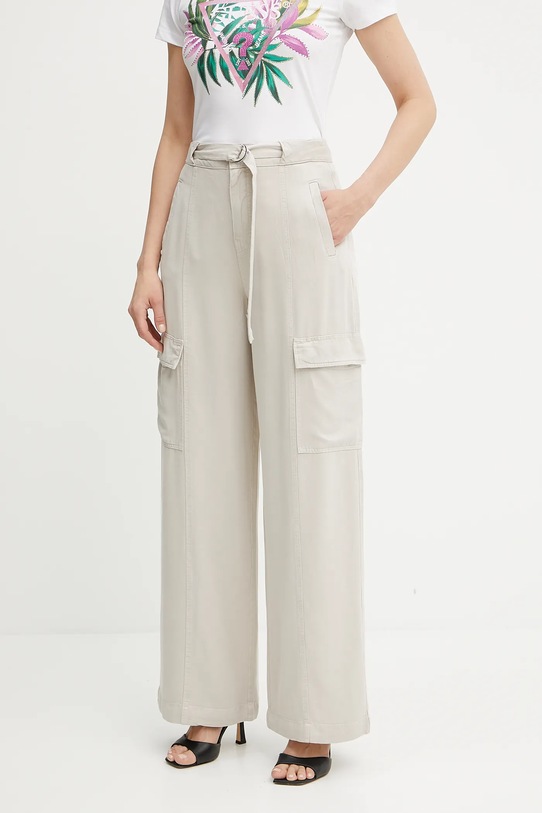 Pantaloni Lunghi GUESS Donna - Modello Slim, Composizione 95% Cotone E 5% Elastan, Vestibilità Aderente