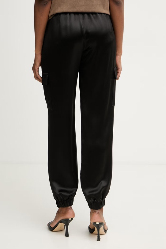 Ρούχα Guess παντελόνι cargo γυναικείο NEW MARZIA W5GB08.WG7C0 μαύρο