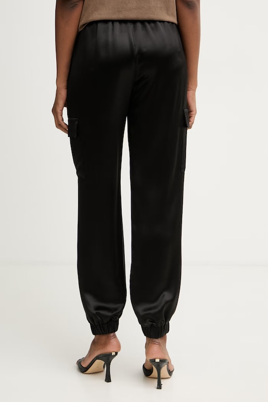 Ρούχα Guess παντελόνι cargo γυναικείο NEW MARZIA W5GB08.WG7C0 μαύρο