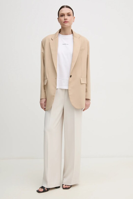Calvin Klein pantaloni K20K208214 bej SS25