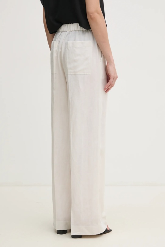 Abbigliamento Calvin Klein pantaloni in lino misto K20K208381 beige