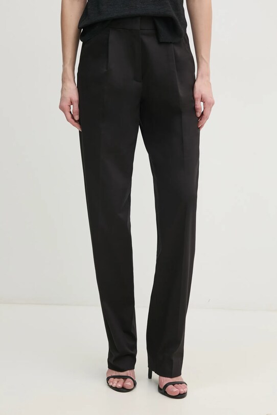 Calvin Klein spodnie z elastanem czarny K20K208393
