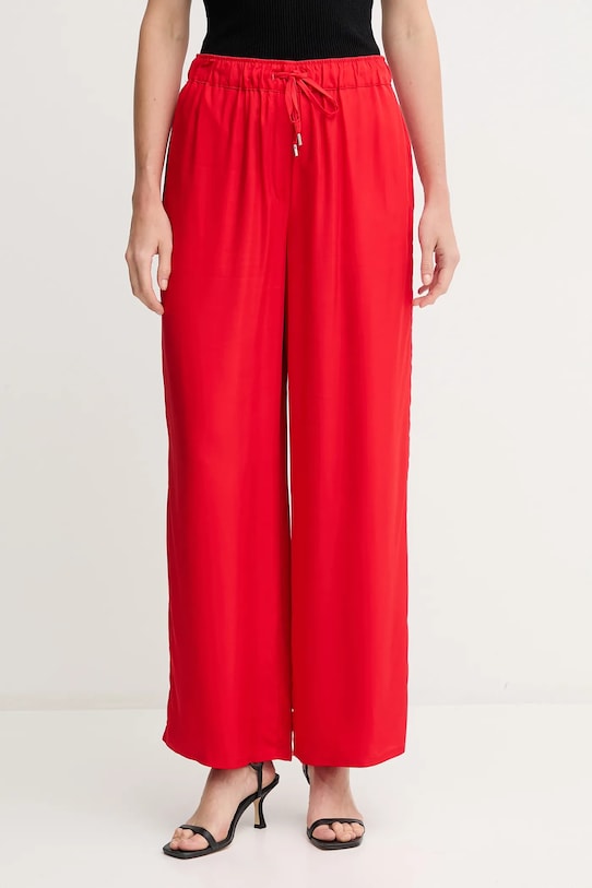 Calvin Klein pantaloni drept rosu LV044B932G