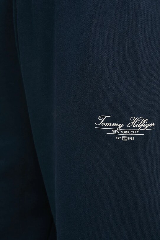 Хлопковые спортивные штаны Tommy Hilfiger тёмно-синий WW0WW45576