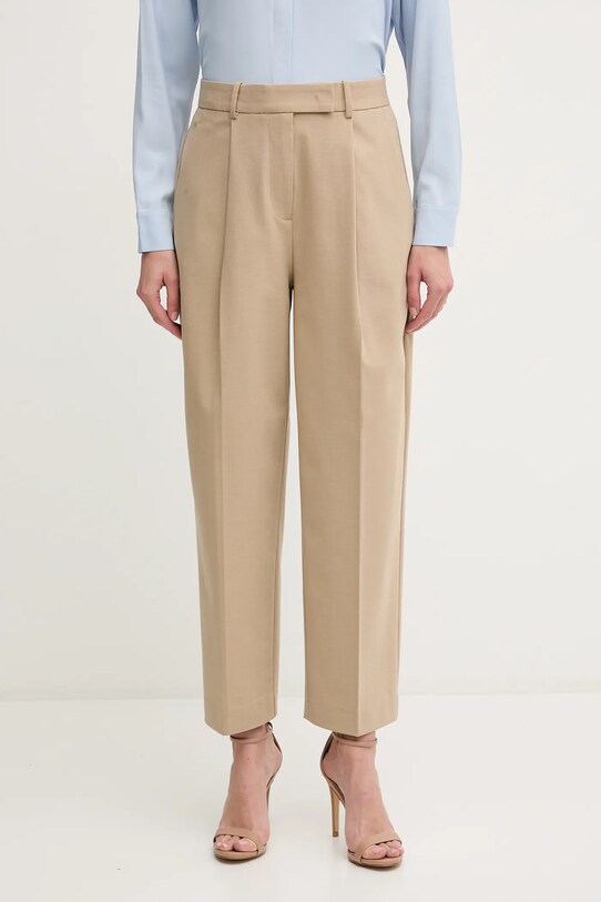 Tommy Hilfiger pantaloni drept bej WW0WW44793