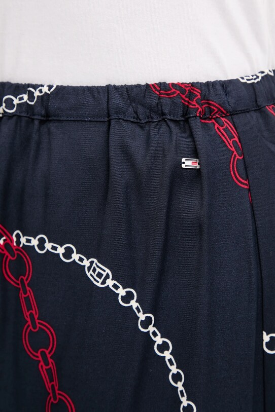 Nohavice Tommy Hilfiger tmavomodrá WW0WW44542