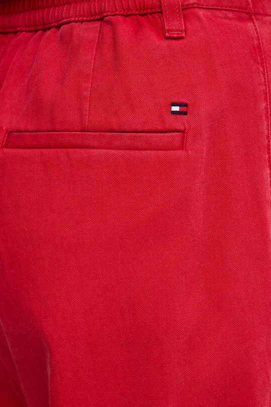 Hlače Tommy Hilfiger rdeča WW0WW45589