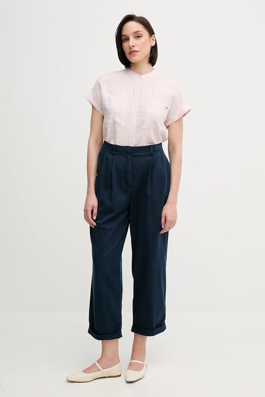 Брюки Tommy Hilfiger WW0WW45589 тёмно-синий SS25